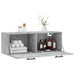 Dulap de perete, gri beton, 100x36,5x35 cm, lemn prelucrat - WALTI WALTI