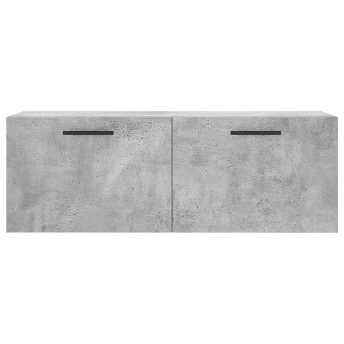 Dulap de perete, gri beton, 100x36,5x35 cm, lemn prelucrat - WALTI WALTI