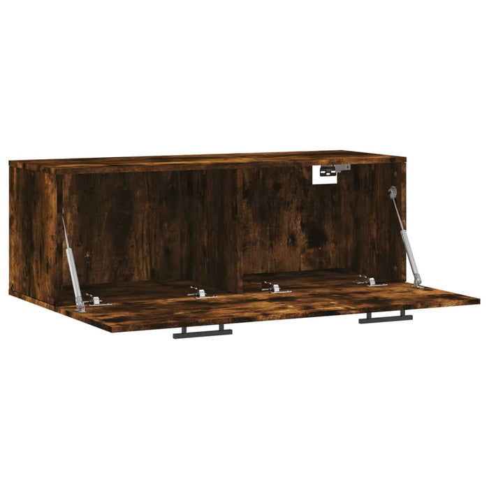 Dulap de perete, stejar fumuriu, 100x36,5x35 cm, lemn prelucrat - WALTI WALTI