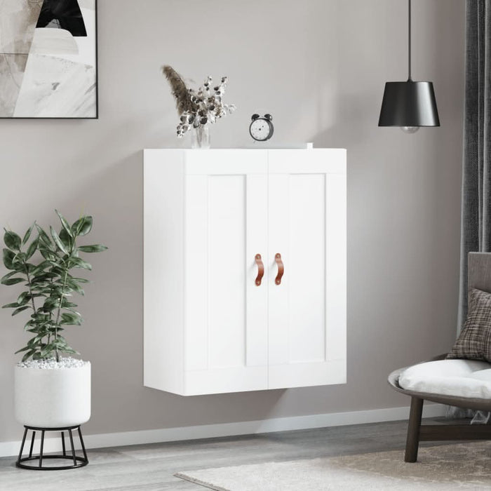Dulap montat pe perete, alb, 69,5x34x90 cm, lemn prelucrat - WALTI WALTI