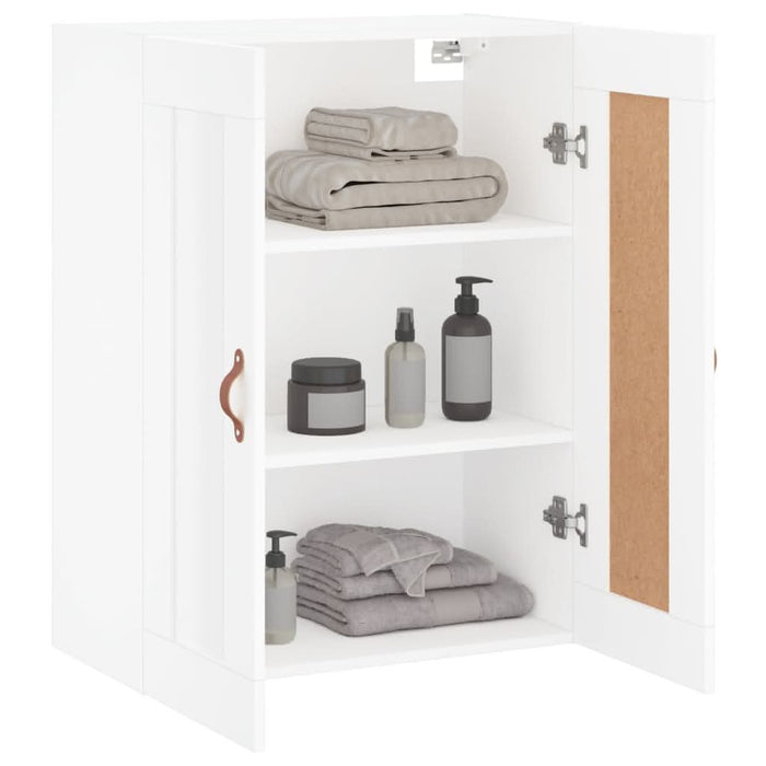 Dulap montat pe perete, alb, 69,5x34x90 cm, lemn prelucrat - WALTI WALTI