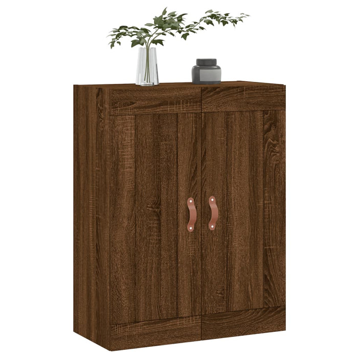 Dulap pe perete, stejar maro, 69,5x34x90 cm, lemn prelucrat WALTI