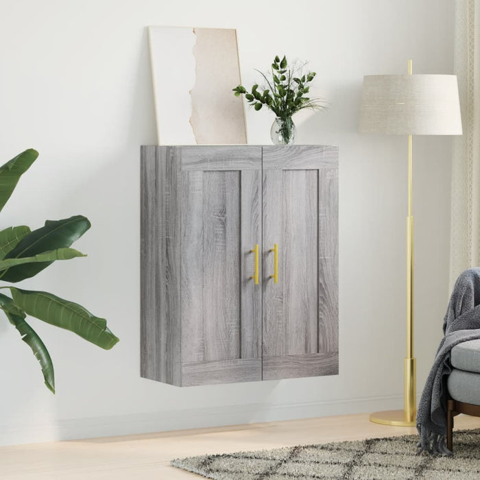 Dulap pe perete, sonoma gri, 69,5x34x90 cm, lemn prelucrat WALTI