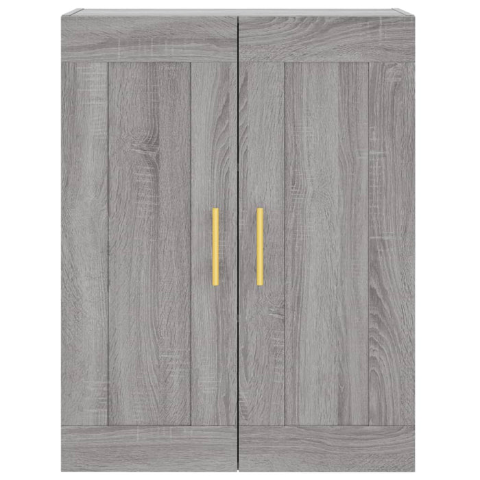 Dulap pe perete, sonoma gri, 69,5x34x90 cm, lemn prelucrat WALTI