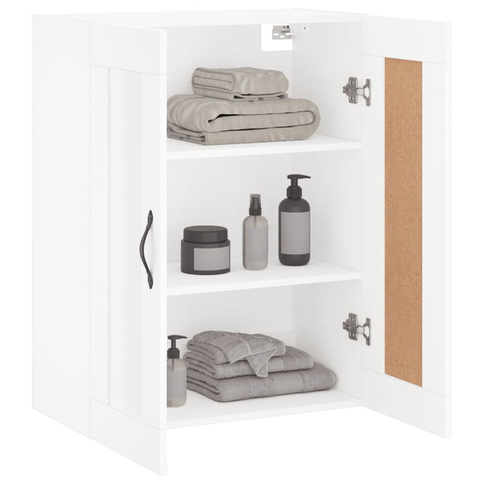 Dulap montat pe perete, alb, 69,5x34x90 cm, lemn prelucrat - WALTI WALTI