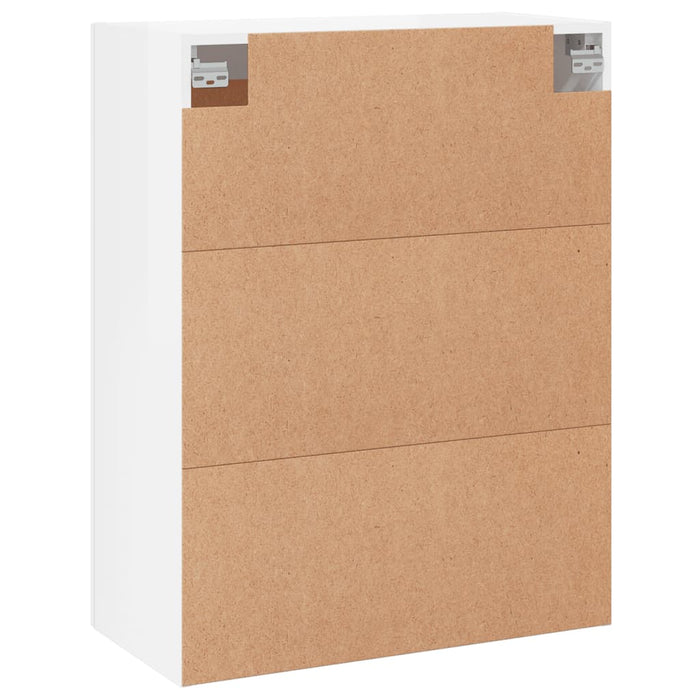 Dulap cu montaj pe perete, alb extralucios, 69,5x34x90 cm WALTI