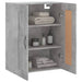 Dulap pe perete, gri beton, 69,5x34x90 cm, lemn prelucrat - WALTI WALTI