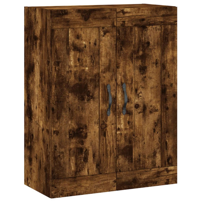 Dulap pe perete, stejar afumat, 69,5x34x90 cm, lemn prelucrat WALTI
