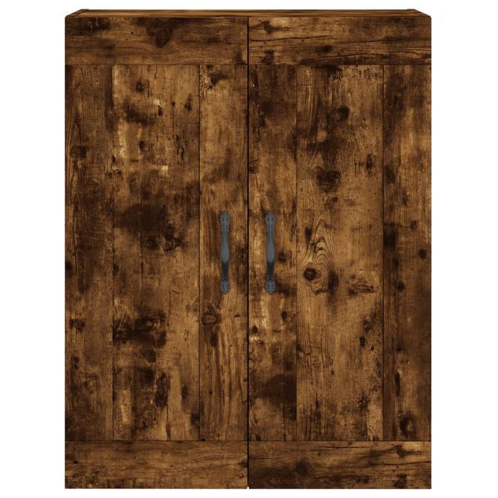 Dulap pe perete, stejar afumat, 69,5x34x90 cm, lemn prelucrat WALTI