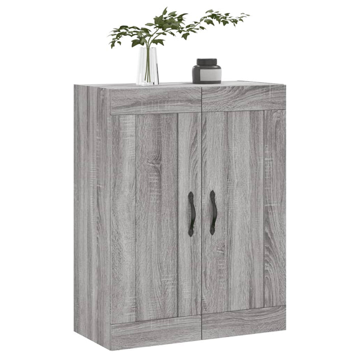 Dulap pe perete, sonoma gri, 69,5x34x90 cm, lemn prelucrat - WALTI WALTI