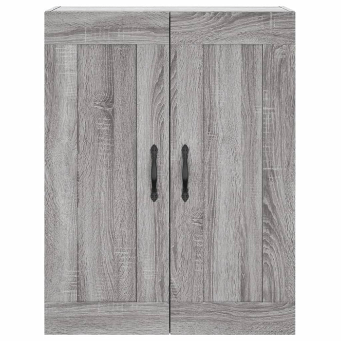 Dulap pe perete, sonoma gri, 69,5x34x90 cm, lemn prelucrat - WALTI WALTI