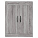 Dulap pe perete, sonoma gri, 69,5x34x90 cm, lemn prelucrat - WALTI WALTI
