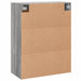 Dulap pe perete, sonoma gri, 69,5x34x90 cm, lemn prelucrat - WALTI WALTI