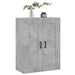 Dulap pe perete, gri beton, 69,5x34x90 cm, lemn prelucrat - WALTI WALTI