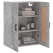 Dulap pe perete, gri beton, 69,5x34x90 cm, lemn prelucrat - WALTI WALTI