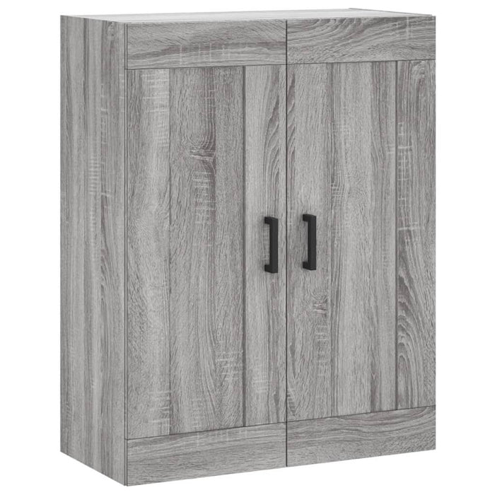 Dulap pe perete, sonoma gri, 69,5x34x90 cm, lemn prelucrat - WALTI WALTI