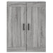 Dulap pe perete, sonoma gri, 69,5x34x90 cm, lemn prelucrat - WALTI WALTI