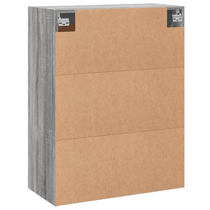 Dulap pe perete, sonoma gri, 69,5x34x90 cm, lemn prelucrat - WALTI WALTI