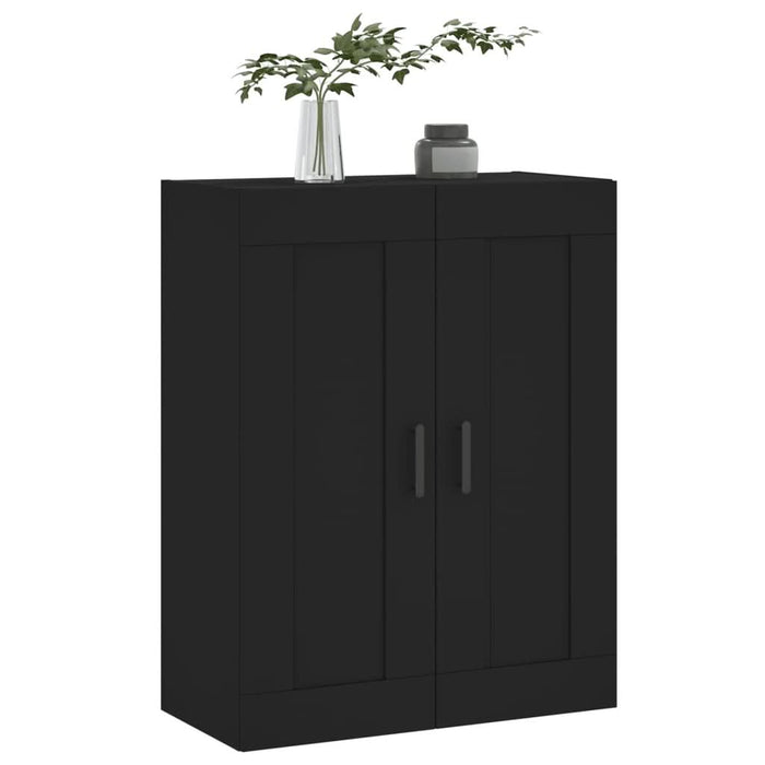 Dulap montat pe perete, negru, 69,5x34x90 cm, lemn prelucrat - WALTI WALTI