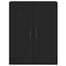 Dulap montat pe perete, negru, 69,5x34x90 cm, lemn prelucrat - WALTI WALTI