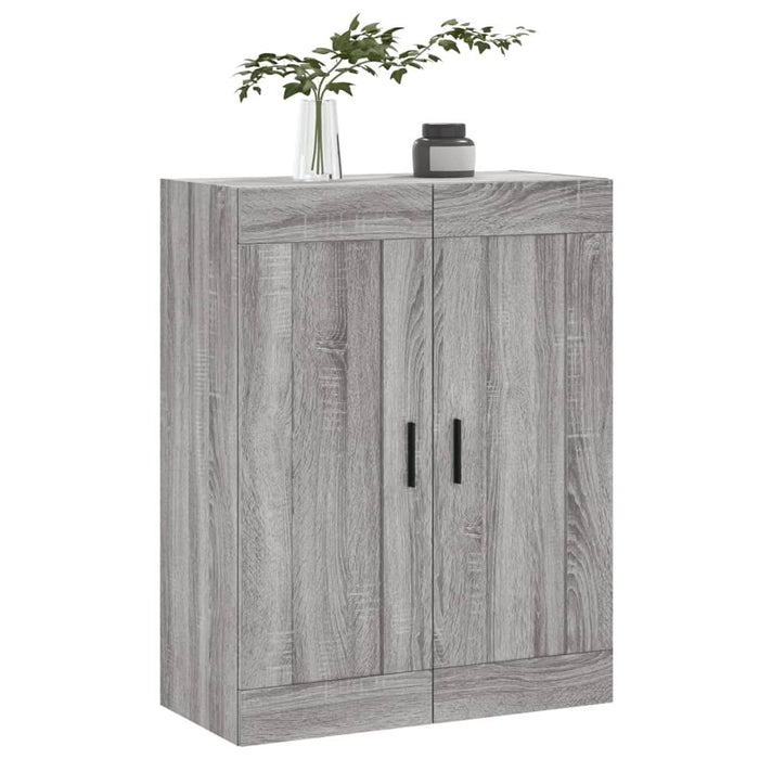 Dulap pe perete, sonoma gri, 69,5x34x90 cm, lemn prelucrat - WALTI WALTI