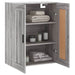 Dulap pe perete, sonoma gri, 69,5x34x90 cm, lemn prelucrat - WALTI WALTI