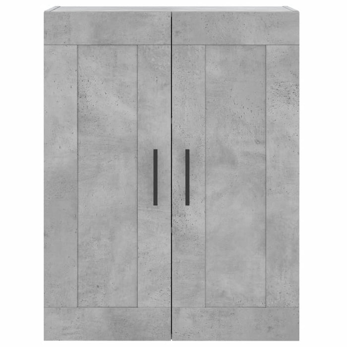 Dulap pe perete, gri beton, 69,5x34x90 cm, lemn prelucrat WALTI