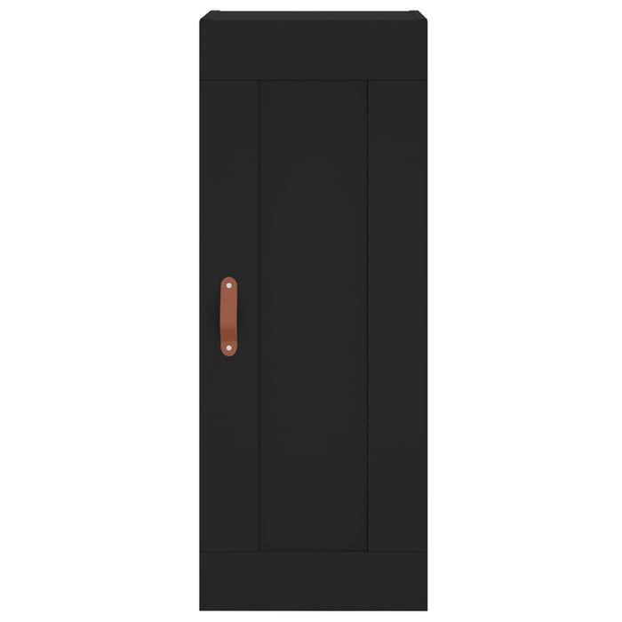 Dulap de perete, negru, 34,5x34x90 cm, lemn prelucrat WALTI