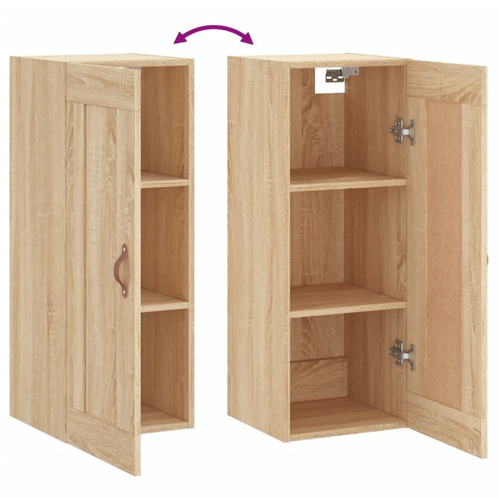 Dulap de perete, stejar sonoma, 34,5x34x90 cm, lemn prelucrat - WALTI WALTI