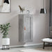 Dulap de perete, gri beton, 34,5x34x90 cm, lemn prelucrat - WALTI WALTI