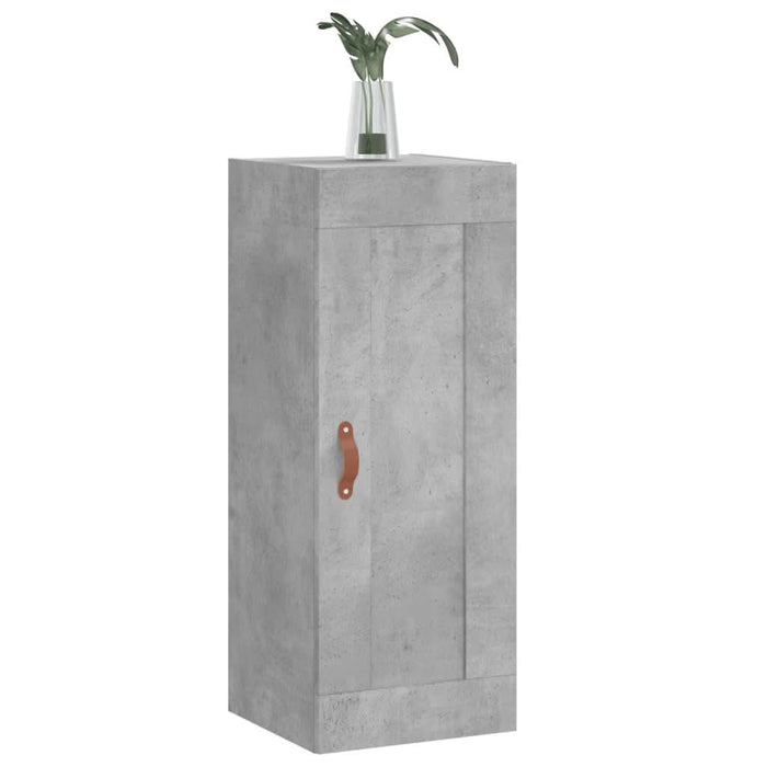 Dulap de perete, gri beton, 34,5x34x90 cm, lemn prelucrat - WALTI WALTI