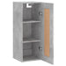 Dulap de perete, gri beton, 34,5x34x90 cm, lemn prelucrat - WALTI WALTI