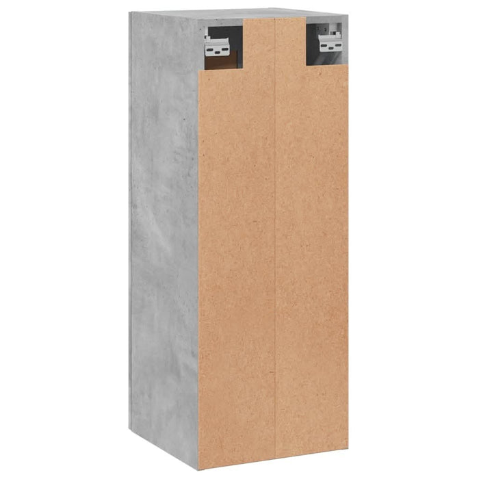 Dulap de perete, gri beton, 34,5x34x90 cm, lemn prelucrat - WALTI WALTI