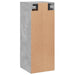 Dulap de perete, gri beton, 34,5x34x90 cm, lemn prelucrat - WALTI WALTI