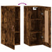 Dulap de perete, stejar fumuriu, 34,5x34x90 cm, lemn prelucrat - WALTI WALTI