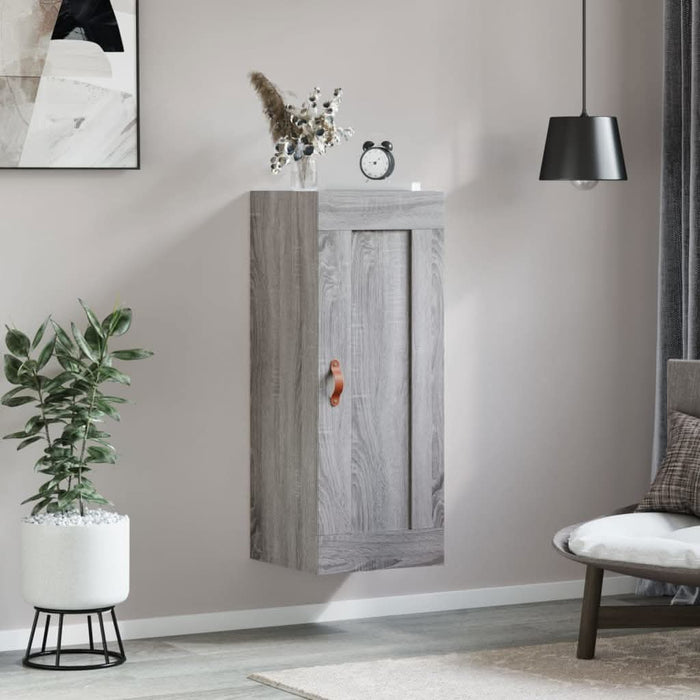 Dulap de perete, gri sonoma, 34,5x34x90 cm, lemn prelucrat - WALTI WALTI