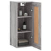 Dulap de perete, gri sonoma, 34,5x34x90 cm, lemn prelucrat - WALTI WALTI