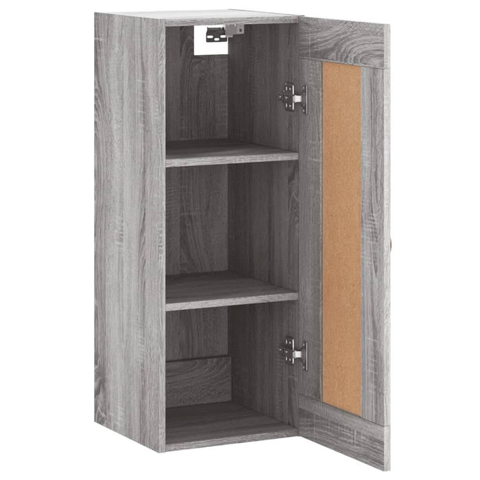 Dulap de perete, gri sonoma, 34,5x34x90 cm, lemn prelucrat - WALTI WALTI