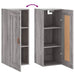 Dulap de perete, gri sonoma, 34,5x34x90 cm, lemn prelucrat - WALTI WALTI