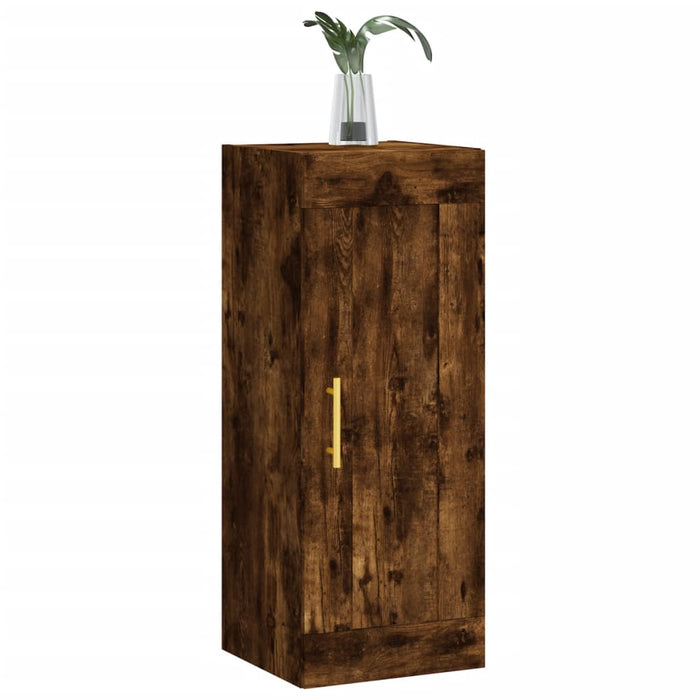Dulap de perete, stejar fumuriu, 34,5x34x90 cm, lemn prelucrat - WALTI WALTI
