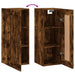 Dulap de perete, stejar fumuriu, 34,5x34x90 cm, lemn prelucrat - WALTI WALTI