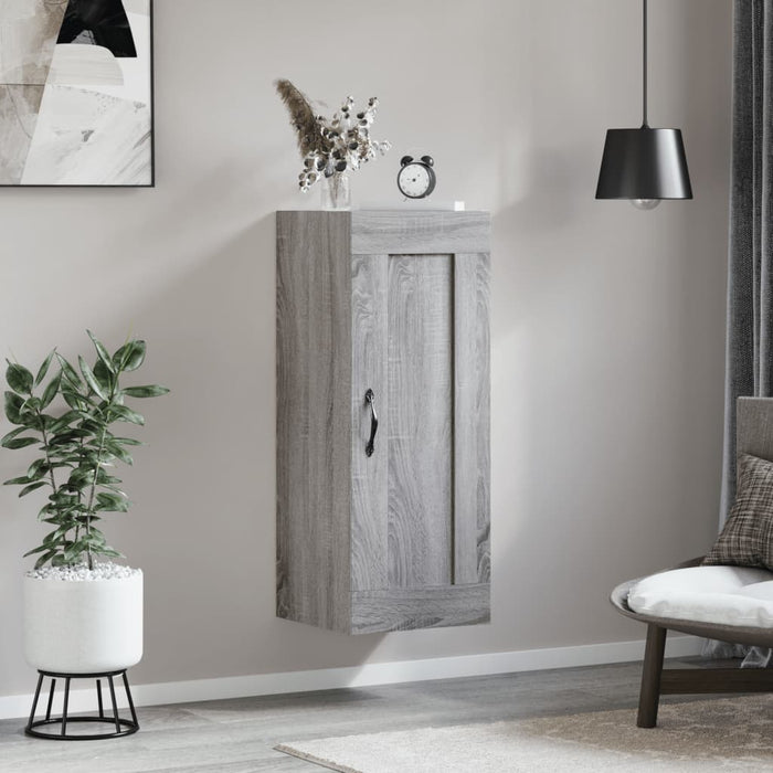 Dulap de perete, gri sonoma, 34,5x34x90 cm, lemn prelucrat WALTI