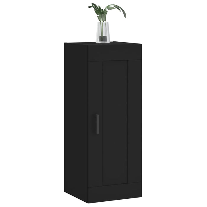 Dulap de perete, negru, 34,5x34x90 cm, lemn prelucrat WALTI