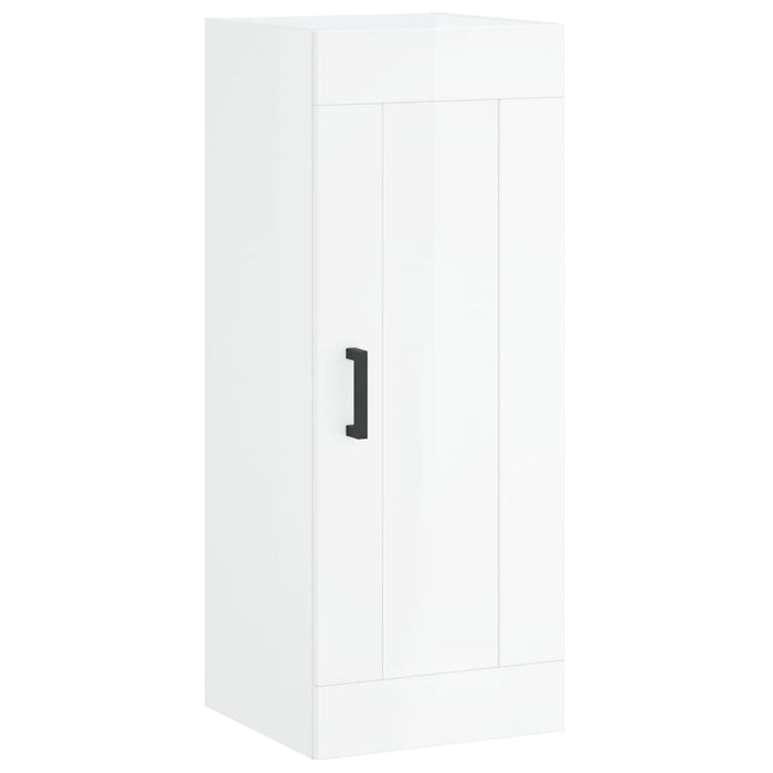 Dulap de perete, alb extralucios, 34,5x34x90 cm, lemn prelucrat WALTI
