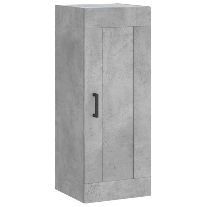 Dulap de perete, gri beton, 34,5x34x90 cm, lemn prelucrat - WALTI WALTI