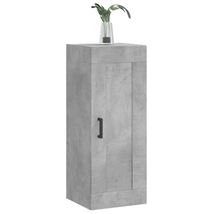 Dulap de perete, gri beton, 34,5x34x90 cm, lemn prelucrat - WALTI WALTI