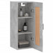 Dulap de perete, gri beton, 34,5x34x90 cm, lemn prelucrat - WALTI WALTI