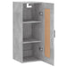 Dulap de perete, gri beton, 34,5x34x90 cm, lemn prelucrat - WALTI WALTI