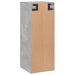 Dulap de perete, gri beton, 34,5x34x90 cm, lemn prelucrat - WALTI WALTI