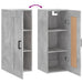 Dulap de perete, gri beton, 34,5x34x90 cm, lemn prelucrat - WALTI WALTI